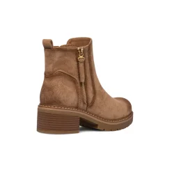 Stivaletti khaki da donna effetto scamosciato Lora Ferres
