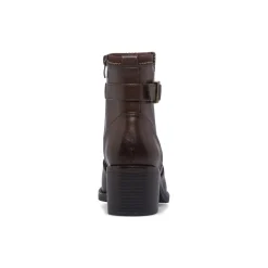 Stivaletti marroni da Donna con fibbia e tacco 6 cm Lora Ferres