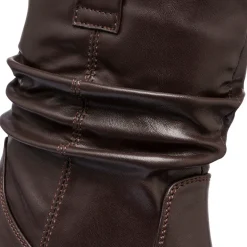 Stivaletti marroni da Donna con tacco 6,5 cm Lora Ferres