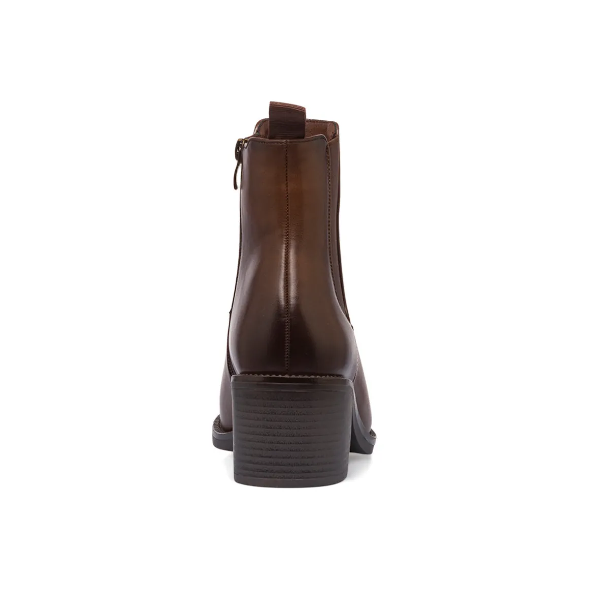 Stivaletti marroni da donna con tacco 6 cm e fibbie Lora Ferres