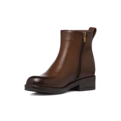 Stivaletti marroni da donna con doppia zip Lora Ferres