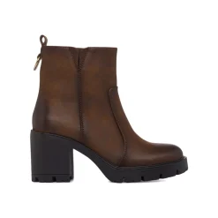 Stivaletti marroni da Donna con tacco 8 cm Lora Ferres