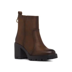 Stivaletti marroni da Donna con tacco 8 cm Lora Ferres