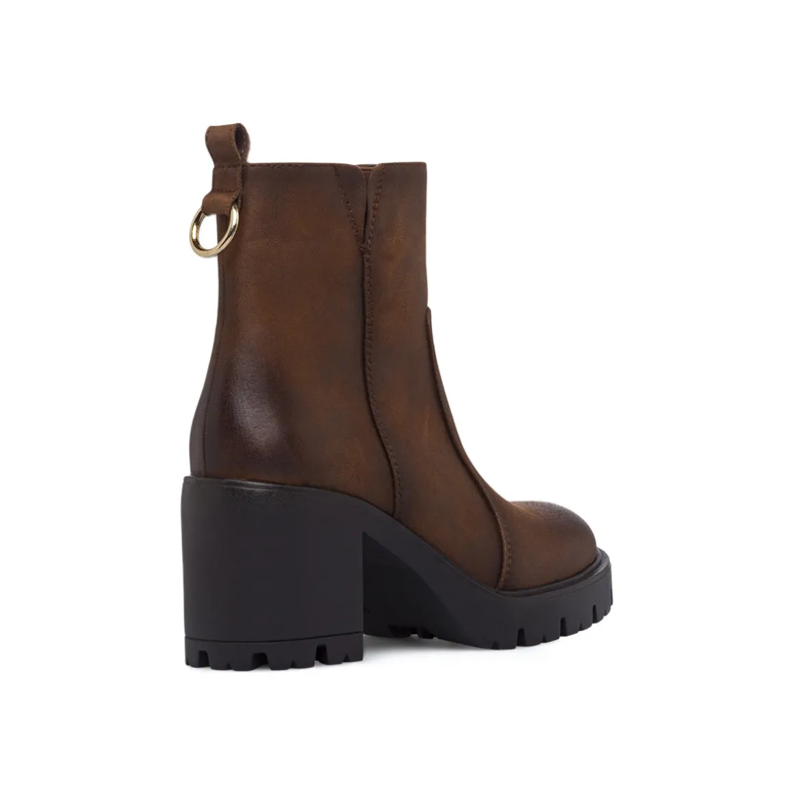 Stivaletti marroni da Donna con tacco 8 cm Lora Ferres