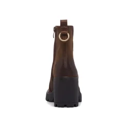 Stivaletti marroni da Donna con tacco 8 cm Lora Ferres