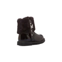 Stivaletti neri da Bambina con dettagli farfalla Le scarpe di Alice