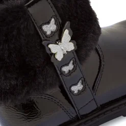 Stivaletti neri da Bambina con dettagli farfalla Le scarpe di Alice