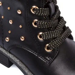 Stivaletti neri da Bambina con borchie Le scarpe di Alice