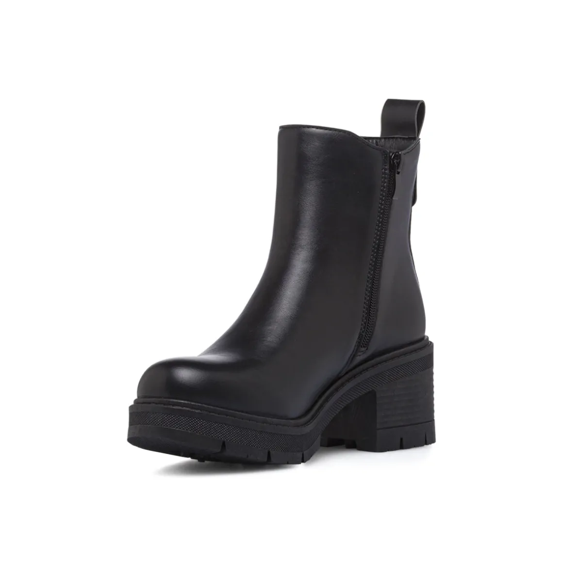 Stivaletti neri da Donna con zip laterale Lora Ferres