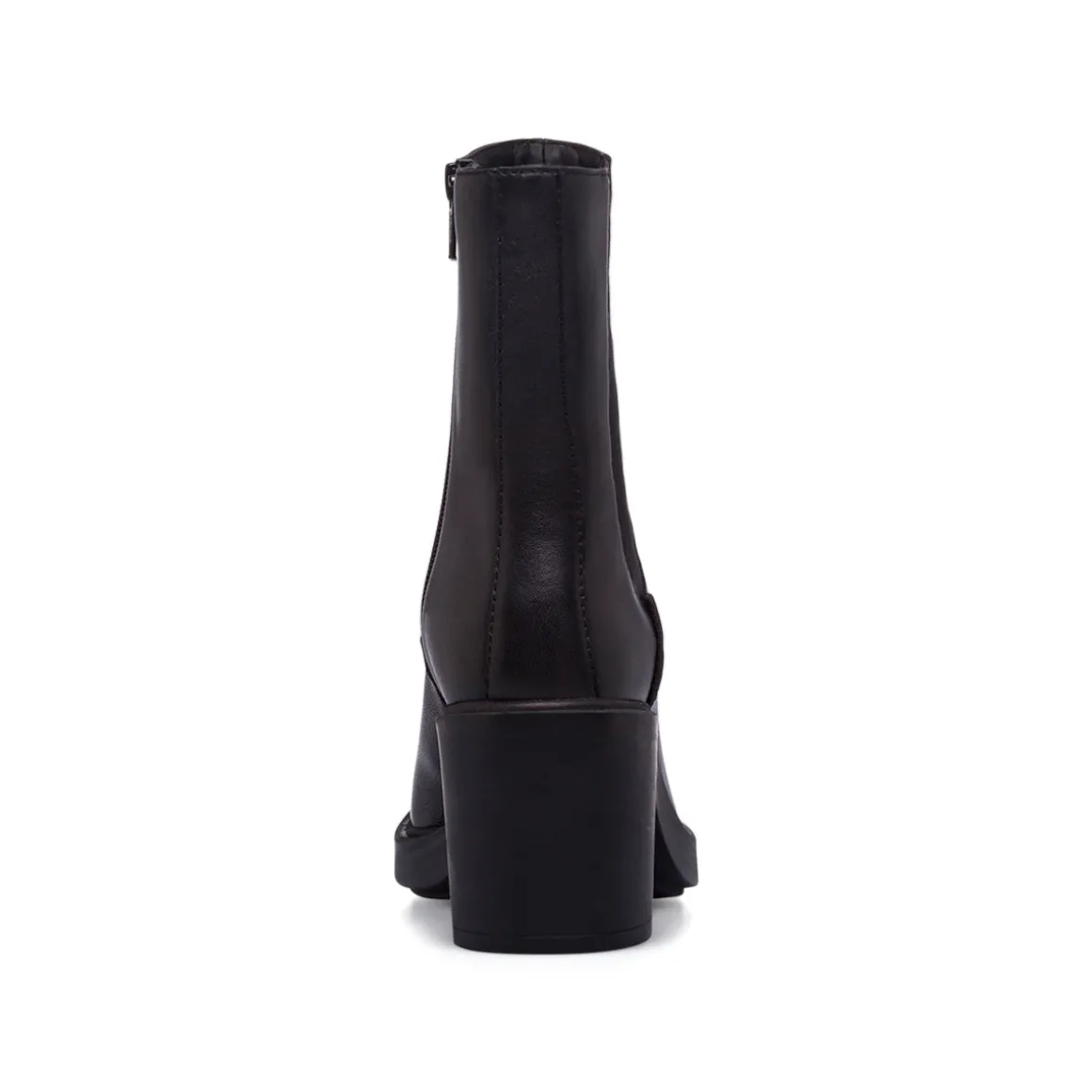 Stivaletti neri da Donna in pelle con tacco 7,5 cm Primopiano