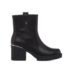 Stivaletti neri da Donna con tacco colonna 7 cm Lora Ferres