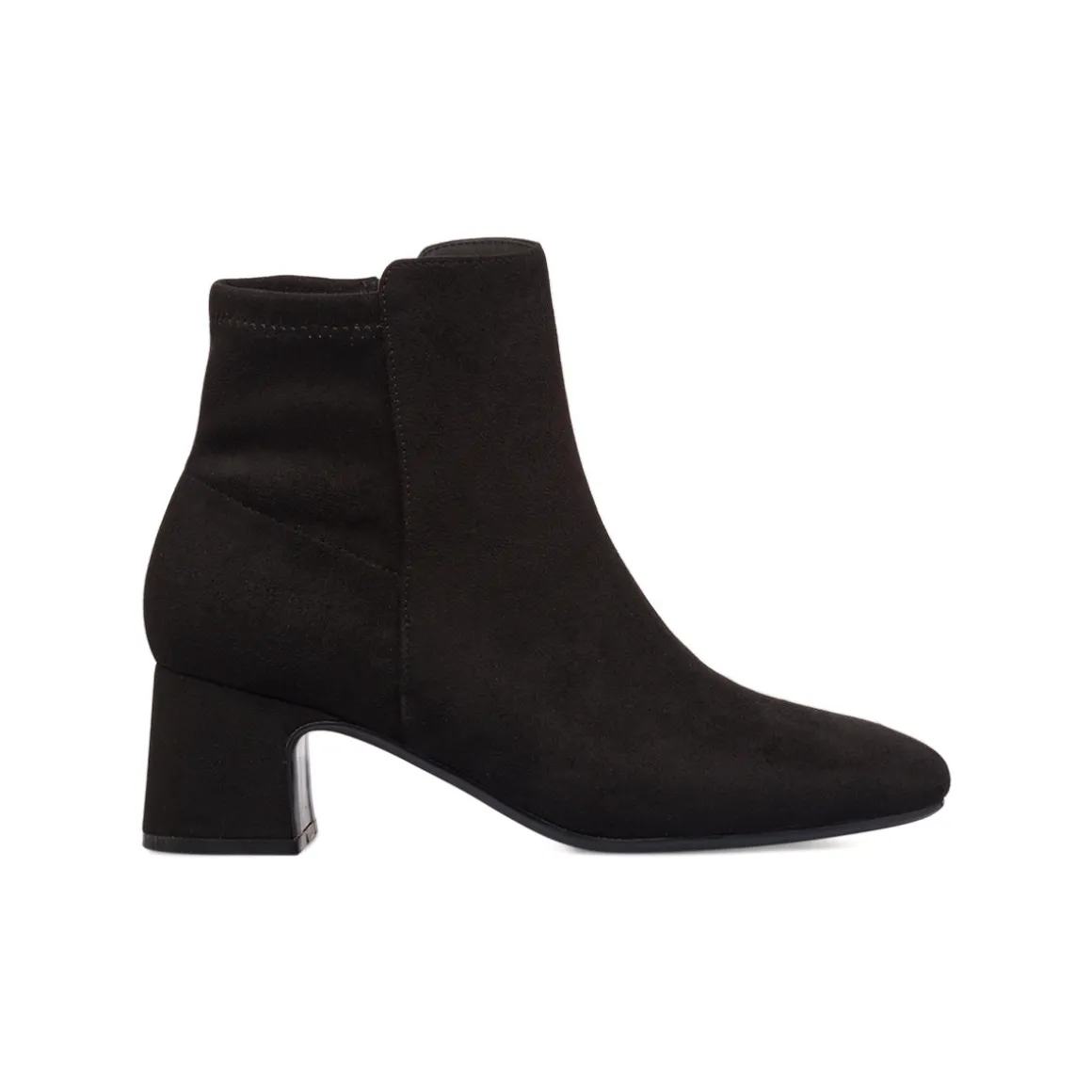 Stivaletti neri da Donna con tacco 6,5 cm effetto scamosciato Swish Jeans