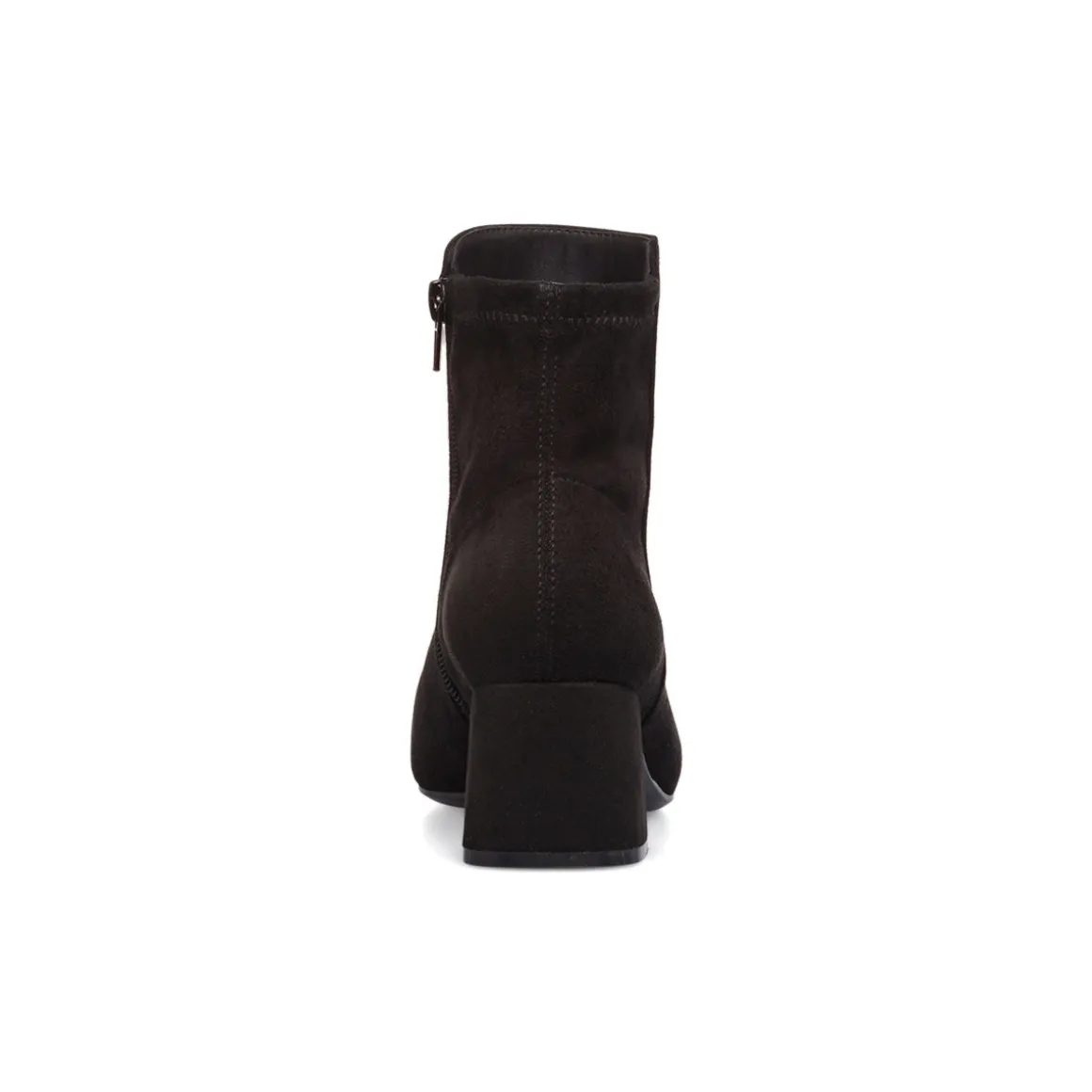 Stivaletti neri da Donna con tacco 6,5 cm effetto scamosciato Swish Jeans