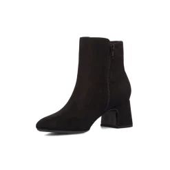 Stivaletti neri da Donna con tacco 6,5 cm effetto scamosciato Swish Jeans