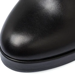 Stivaletti neri da Donna con tacco a colonna 10 cm Lora Ferres