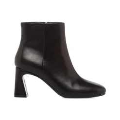 Stivaletti neri da Donna in pelle con tacco 7,5 cm Swish Jeans