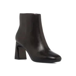 Stivaletti neri da Donna in pelle con tacco 7,5 cm Swish Jeans