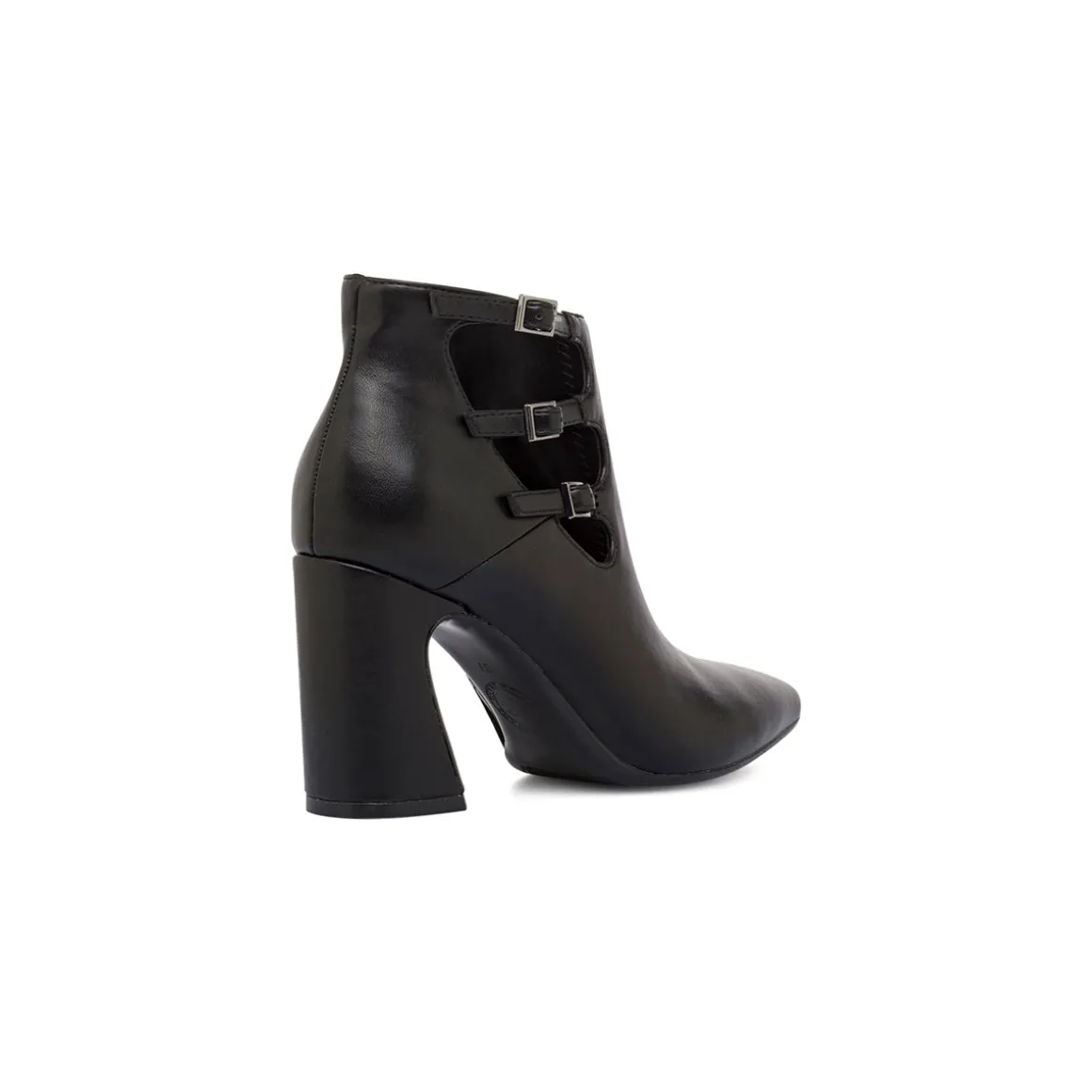 Stivaletti neri da Donna con tacco 8,5 cm e fibbie Swish Jeans