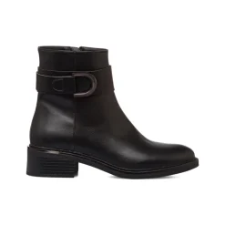 Stivaletti neri da donna con cinturino P Soft