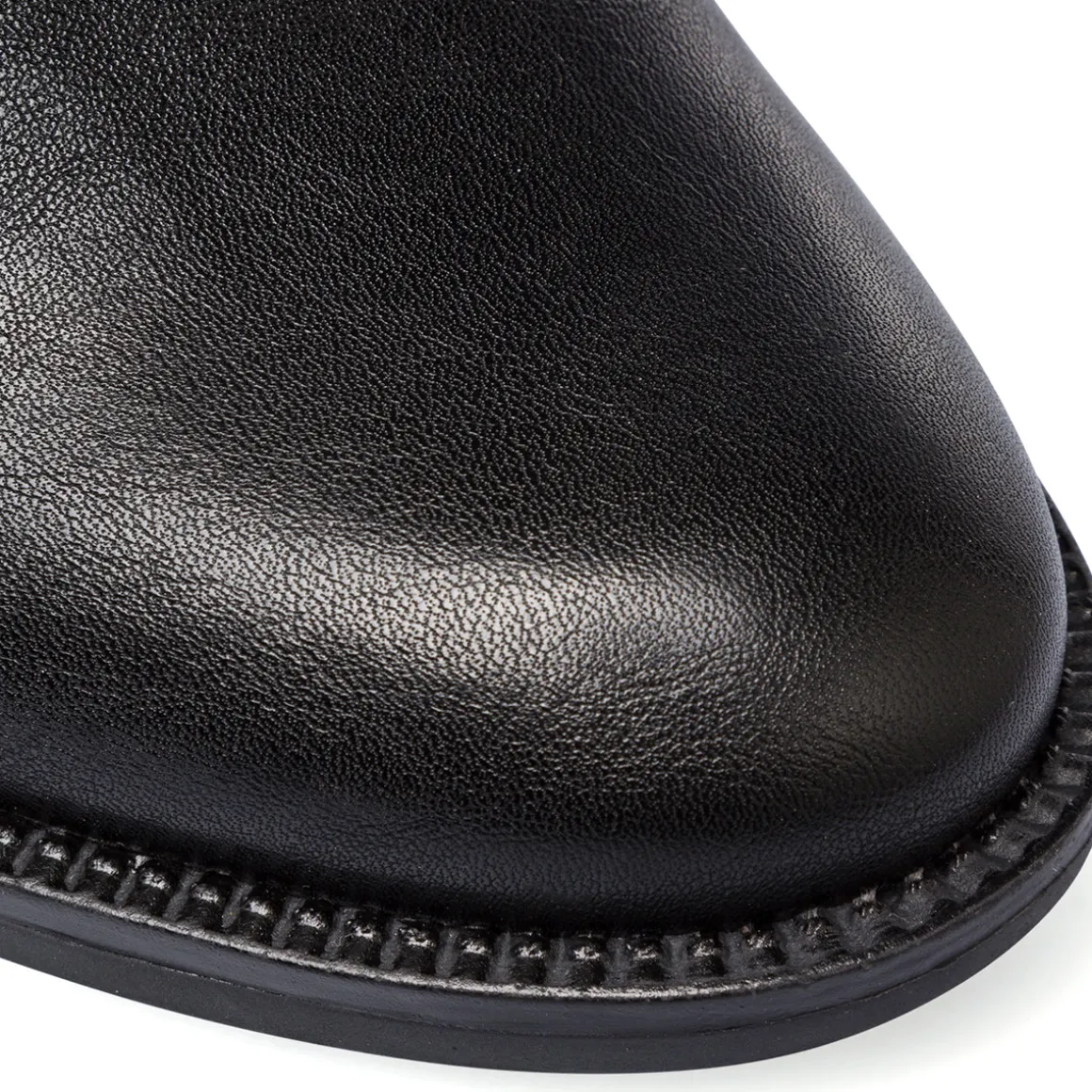 Stivaletti neri da donna con fascia elastica e tacco 6 cm Lora Ferres