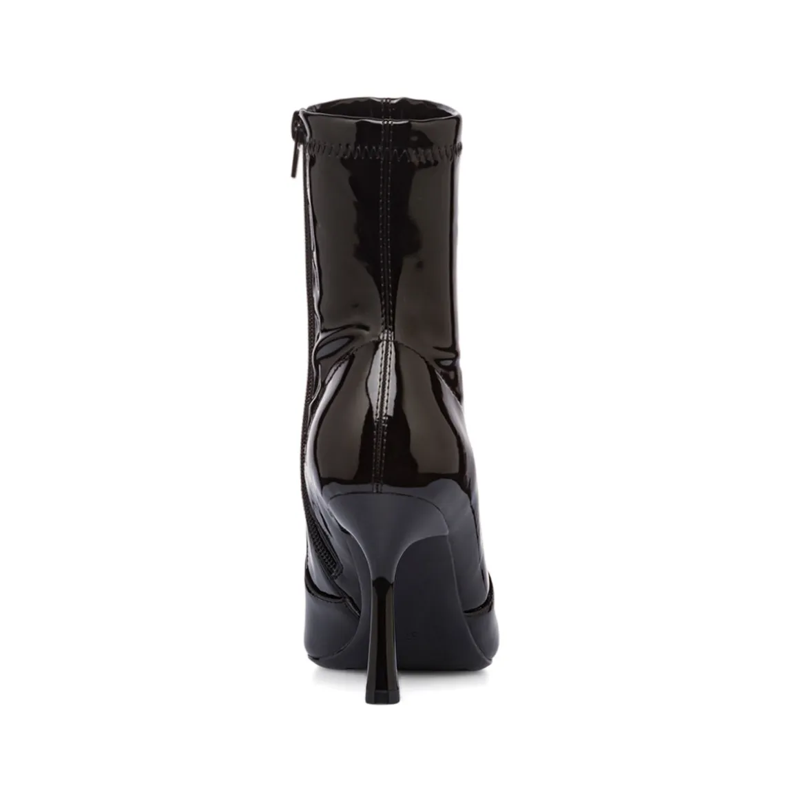 Stivaletti neri da Donna con tacco 9 cm effetto vernice Lora Ferres