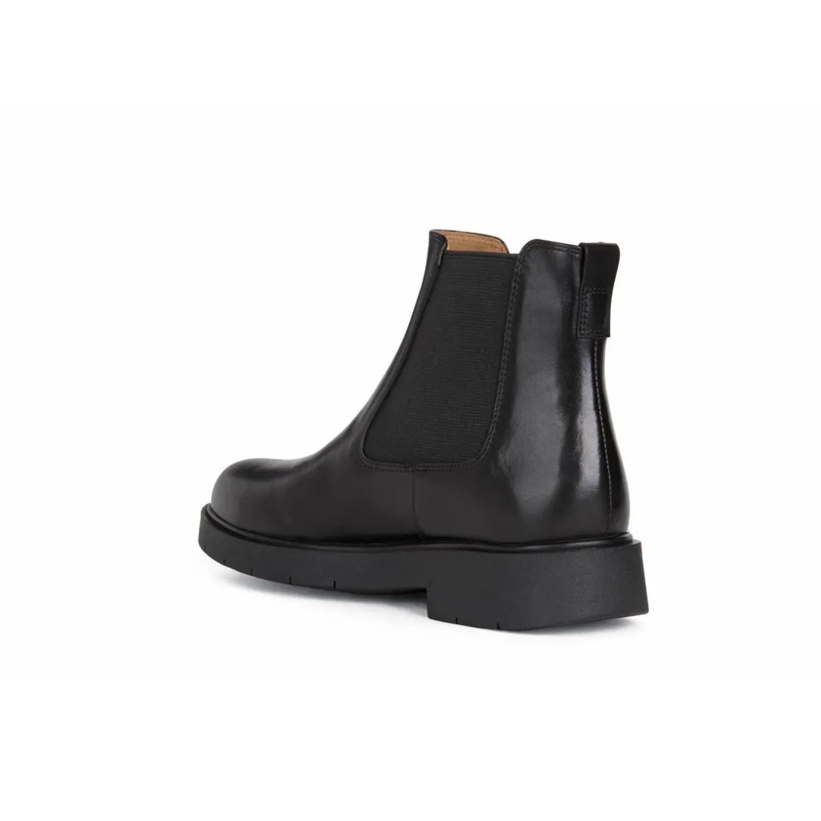 Stivaletti neri da Donna in pelle con suola traspirante Geox
