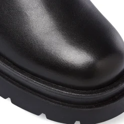 Stivaletti neri da Donna con elastico laterale Lora Ferres