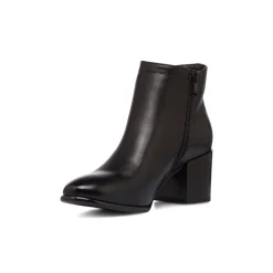 Stivaletti neri da donna con tacco 6 cm e borchie Lora Ferres
