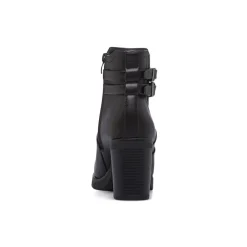 Stivaletti neri da Donna con fibbie e tacco 8,5 cm Lora Ferres