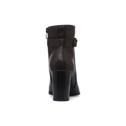 Stivaletti neri da Donna con fibbia e tacco 8 cm Lora Ferres
