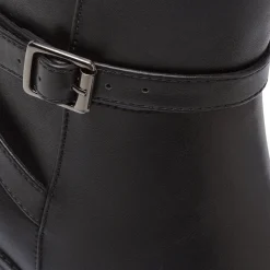 Stivaletti neri da Donna con cinturino e zip laterale Lora Ferres