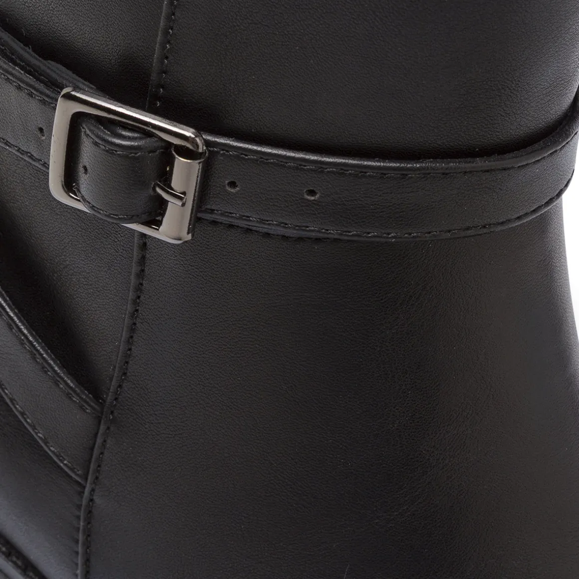 Stivaletti neri da Donna con cinturino e zip laterale Lora Ferres