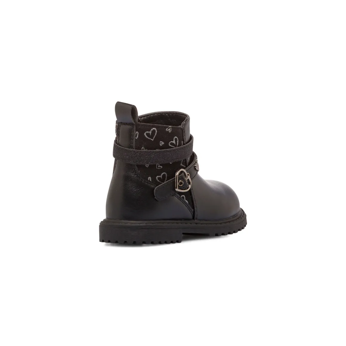 Stivaletti neri Primi Passi Bambina con fibbia Le scarpe di Alice