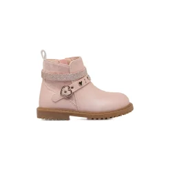 Stivaletti rosa da Bambina con glitter e cuori Le scarpe di Alice