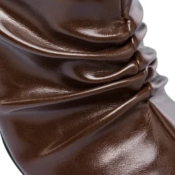 Stivaletti slouchy marroni da Donna con tacco 9 cm Lora Ferres