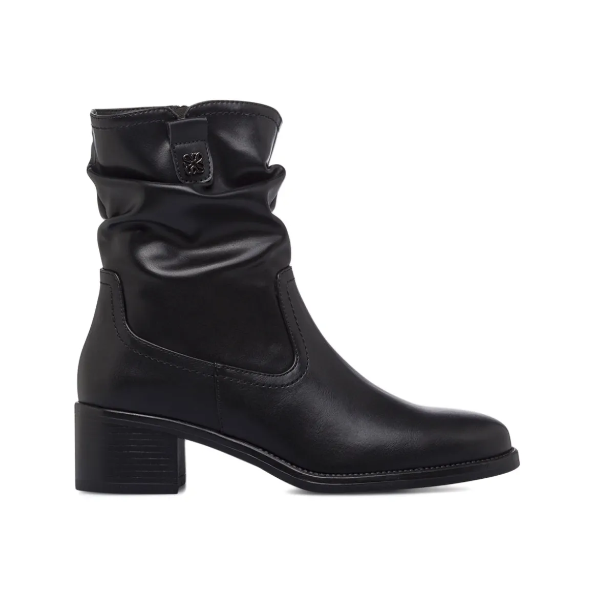 Stivaletti slouchy neri da Donna con tacco 5 cm Lora Ferres