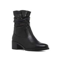 Stivaletti slouchy neri da Donna con tacco 5 cm Lora Ferres