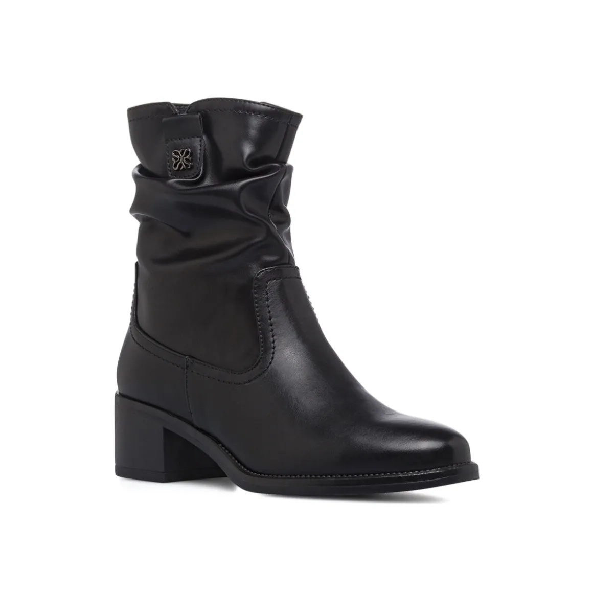 Stivaletti slouchy neri da Donna con tacco 5 cm Lora Ferres