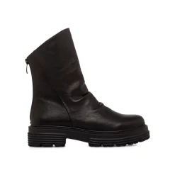 Stivaletti slouchy neri da Donna con zip Lora Ferres