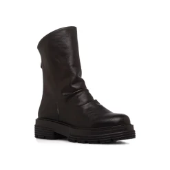 Stivaletti slouchy neri da Donna con zip Lora Ferres