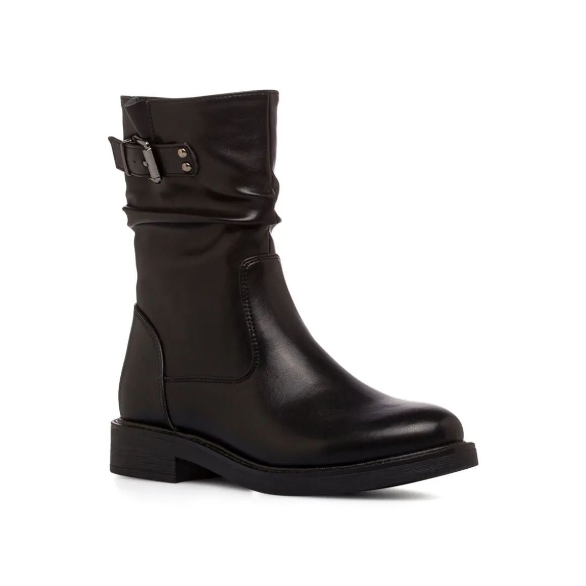 Stivaletti slouchy neri da Donna con fibbia Lora Ferres