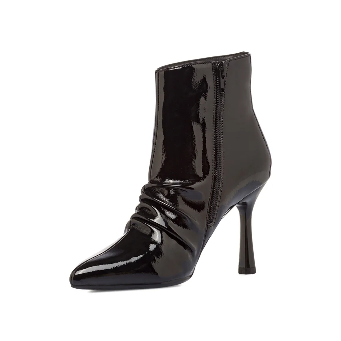 Stivaletti slouchy neri da Donna con tacco stiletto 9 cm Lora Ferres