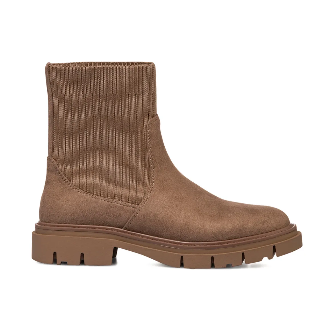 Stivaletti taupe da Donna effetto scamosciato Swish Jeans