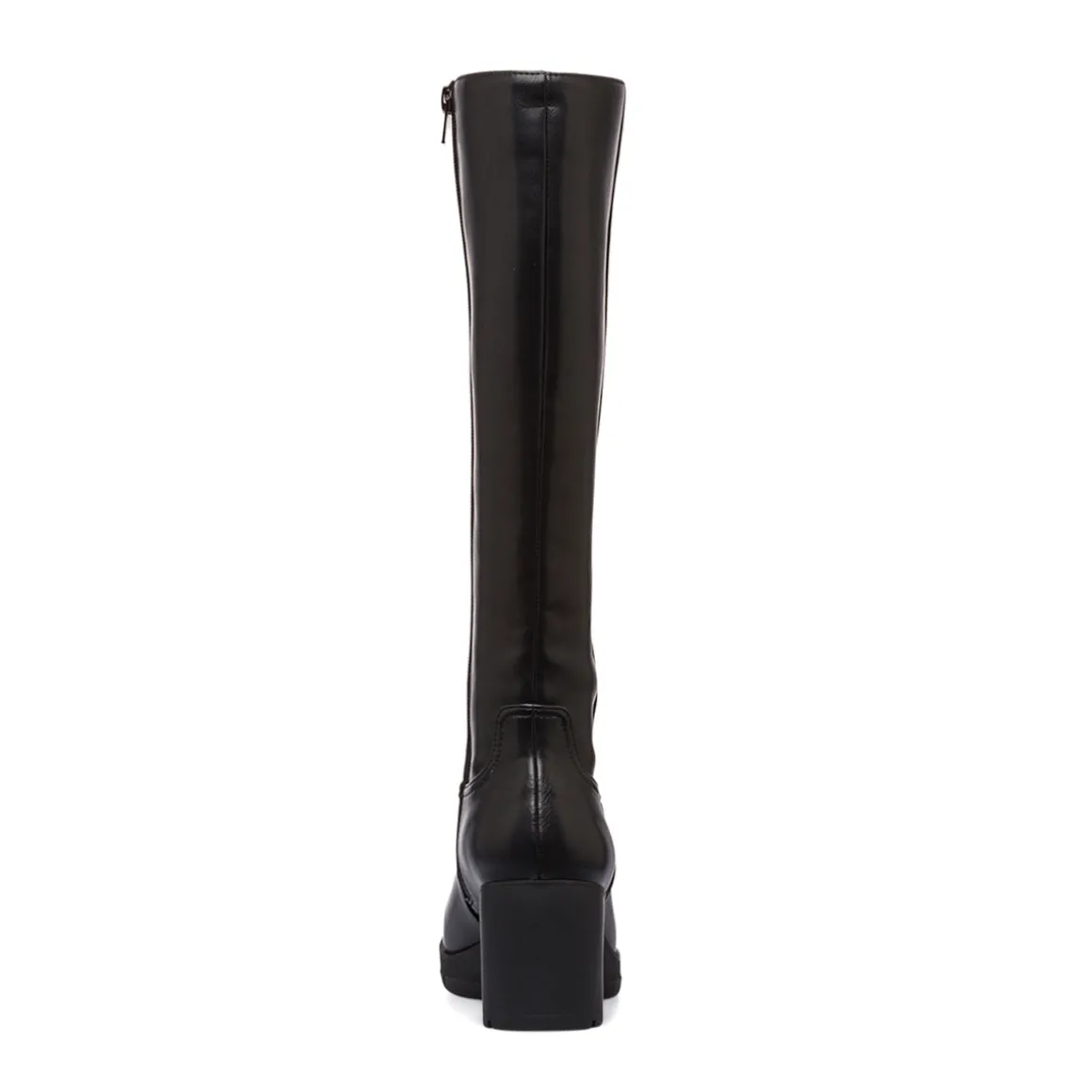 Stivali alti comfort neri da Donna con tacco 7 cm P Soft