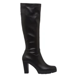 Stivali alti comfort neri da Donna con tacco 9 cm P Soft