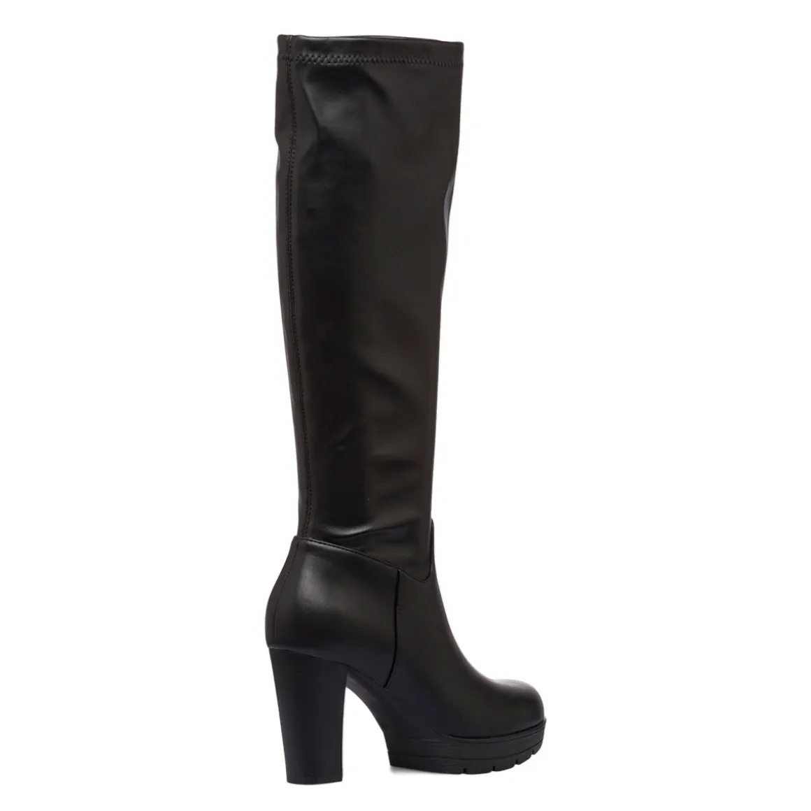 Stivali alti comfort neri da Donna con tacco 9 cm P Soft