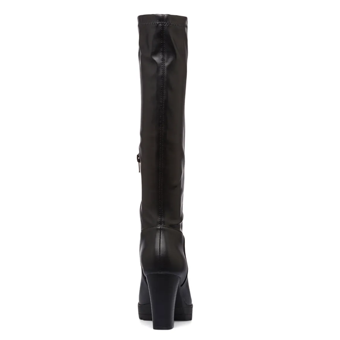 Stivali alti comfort neri da Donna con tacco 9 cm P Soft