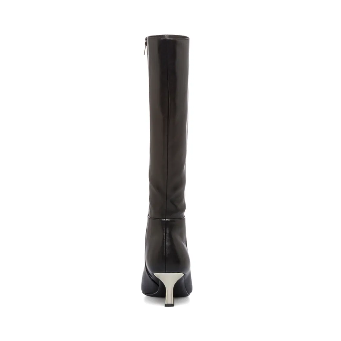Stivali alti neri da Donna con tacco bianco 7 cm Lora Ferres