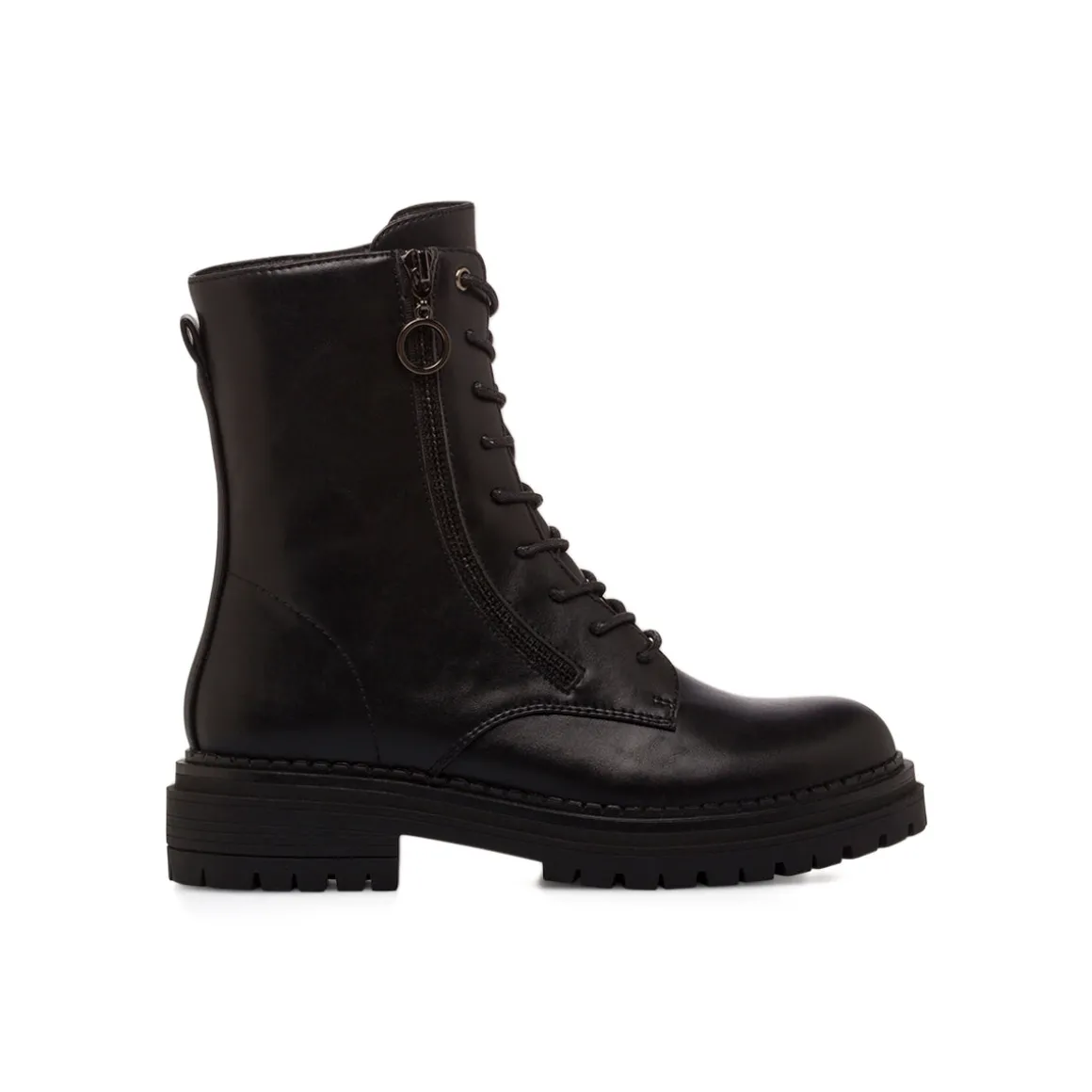 Stivali Anfibi neri da Donna con zip Swish Jeans