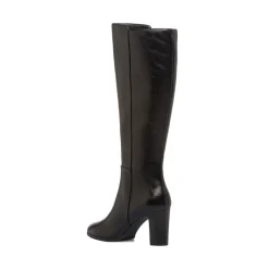 Stivali comodi e flessibili neri da Donna con tacco 7 cm P Smart